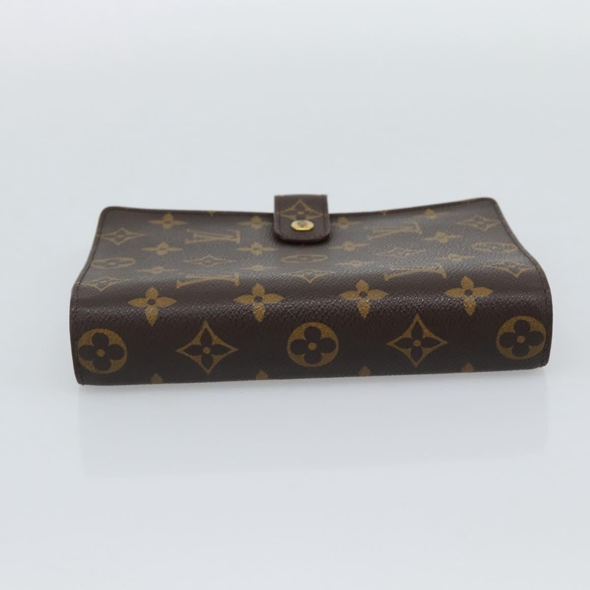 LOUIS VUITTON Monogram Agenda MM Day Planner Cover R20105 LV Auth bs36225