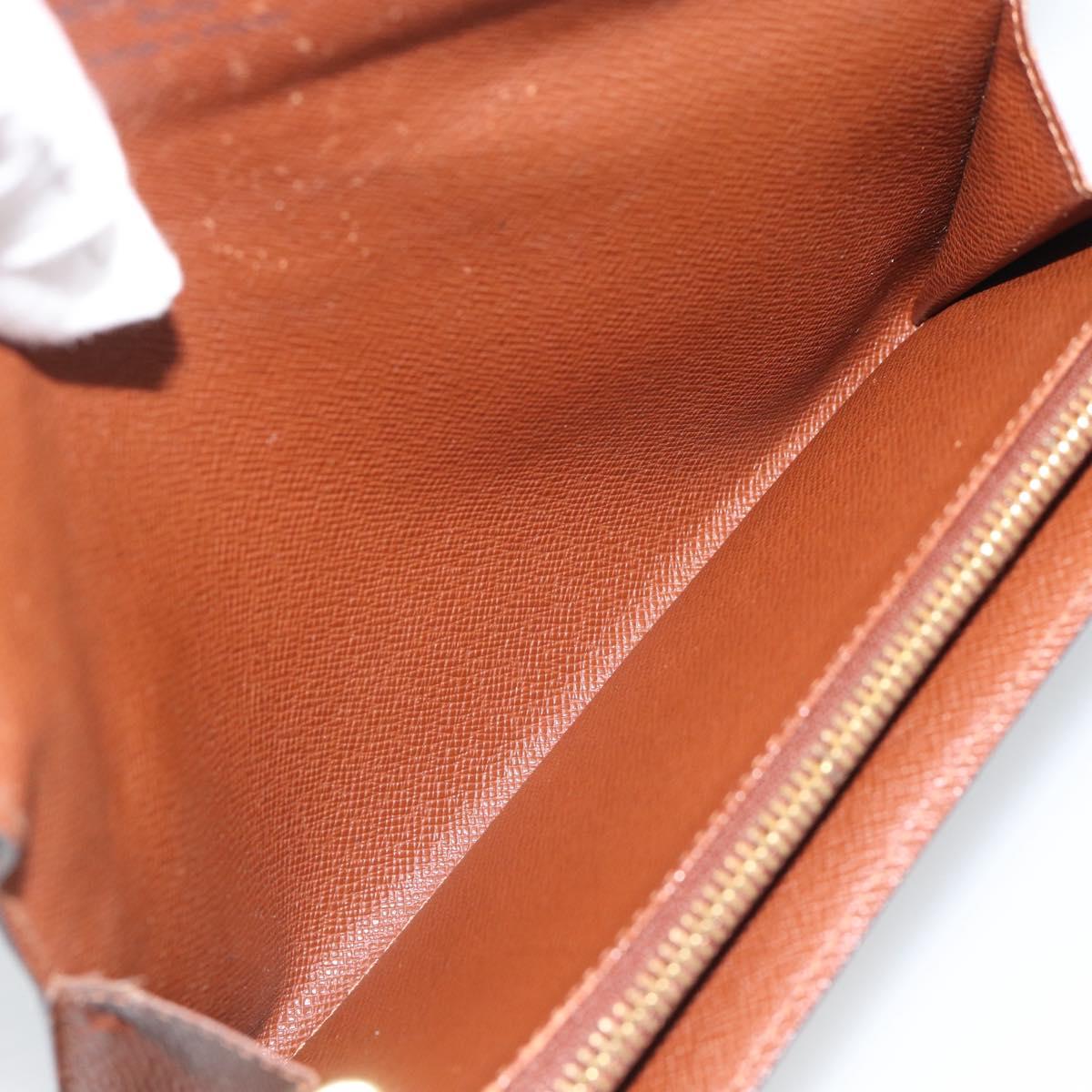 LOUIS VUITTON Monogram Portefeuille Sarah Long Wallet M61734 LV Auth bs36228