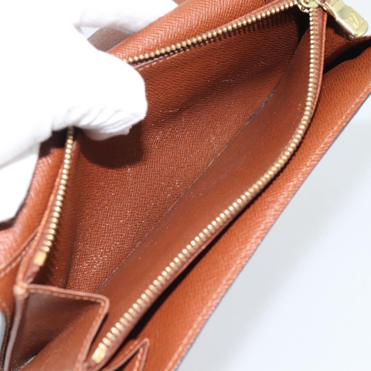 LOUIS VUITTON Monogram Portefeuille Sarah Long Wallet M61734 LV Auth bs36228