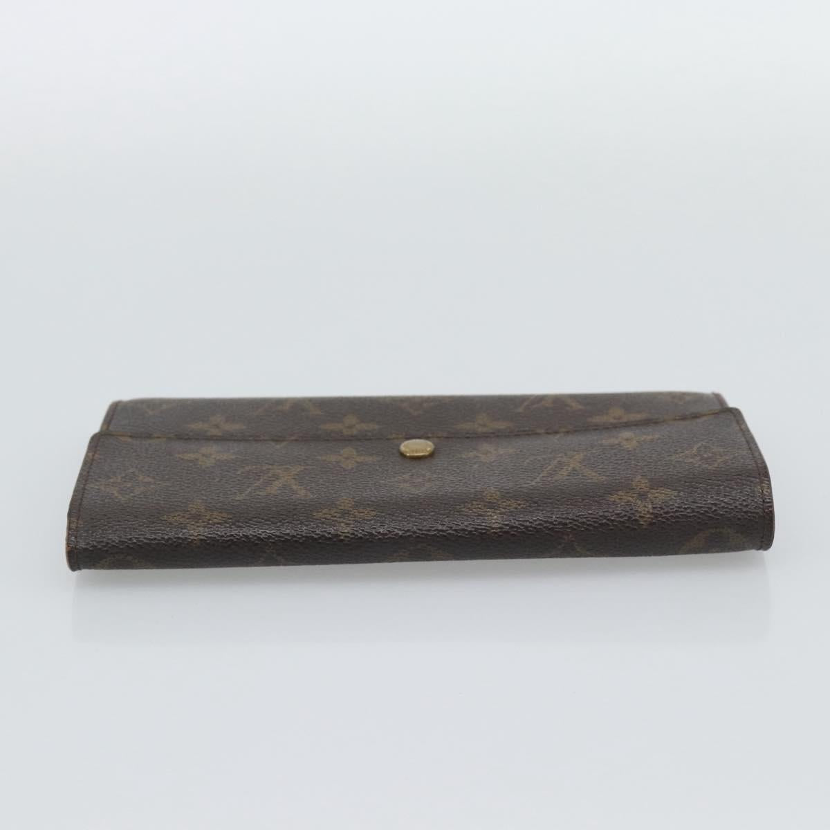 LOUIS VUITTON Monogram Portefeuille Sarah Long Wallet M61734 LV Auth bs36228