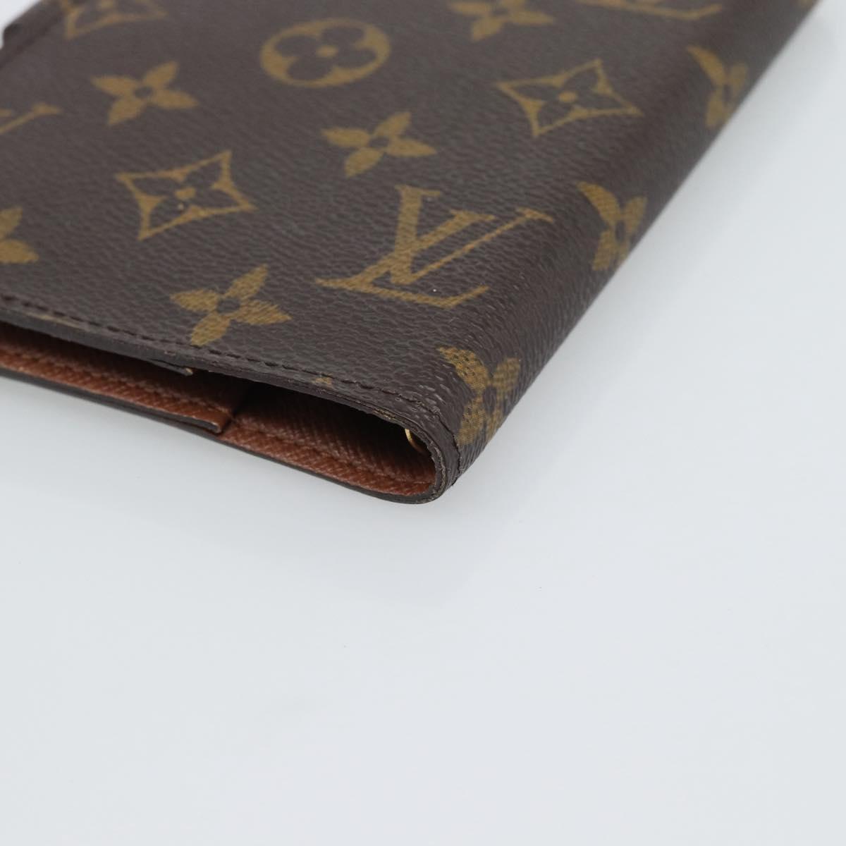 LOUIS VUITTON Monogram Agenda PM Day Planner Cover R20005 LV Auth bs36237
