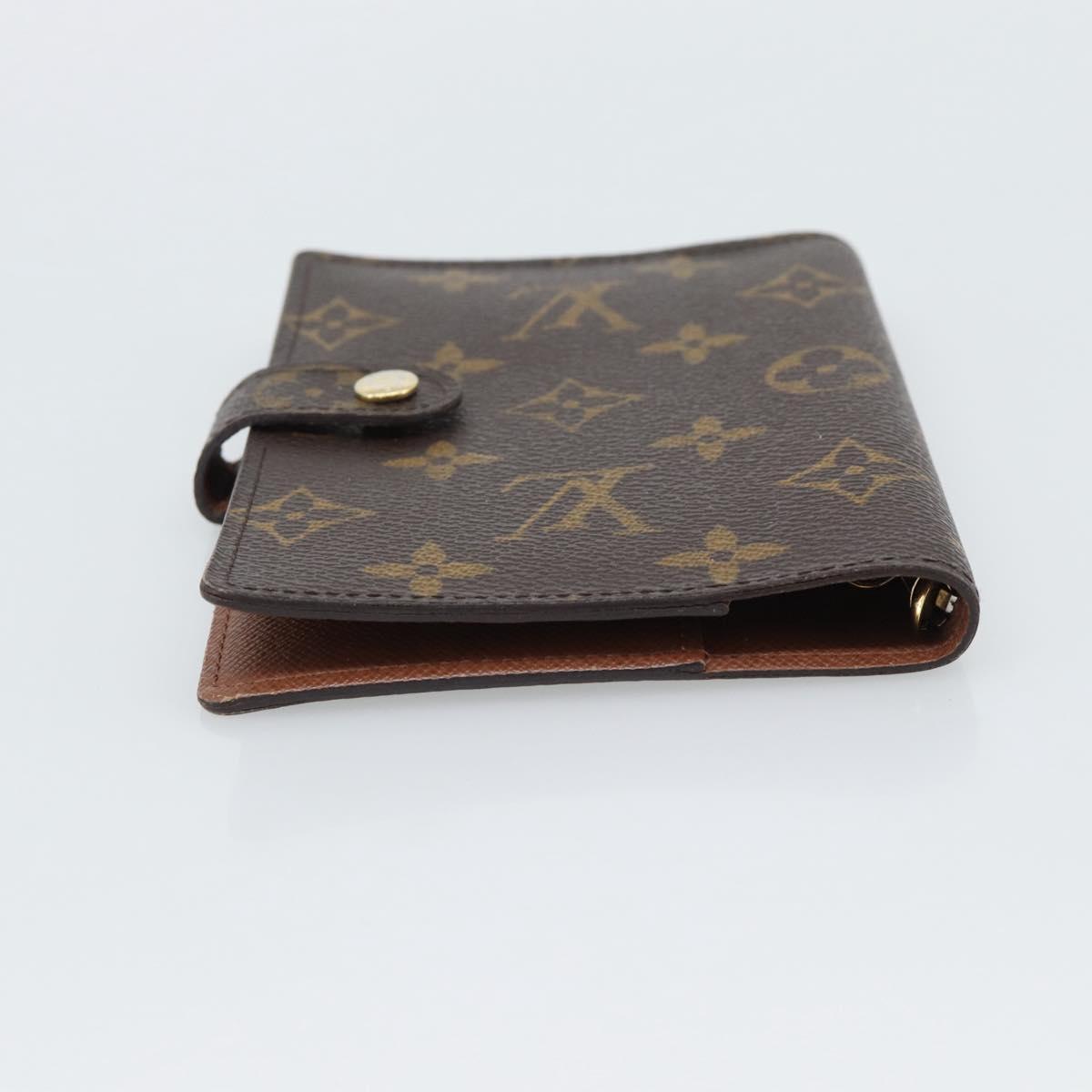 LOUIS VUITTON Monogram Agenda PM Day Planner Cover R20005 LV Auth bs36237