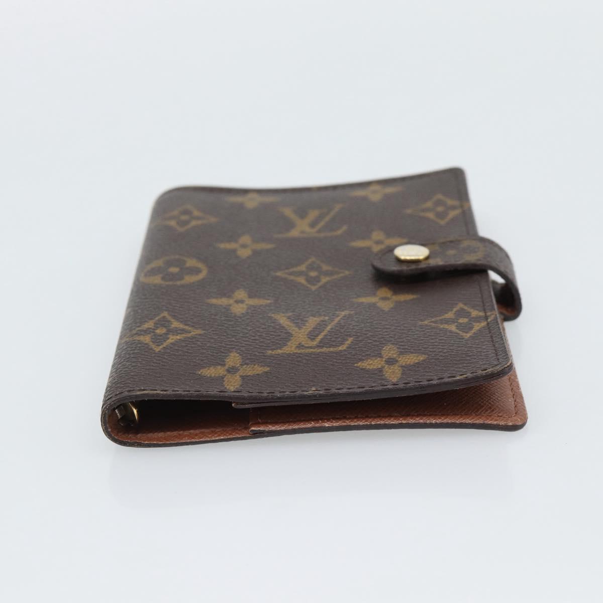 LOUIS VUITTON Monogram Agenda PM Day Planner Cover R20005 LV Auth bs36237