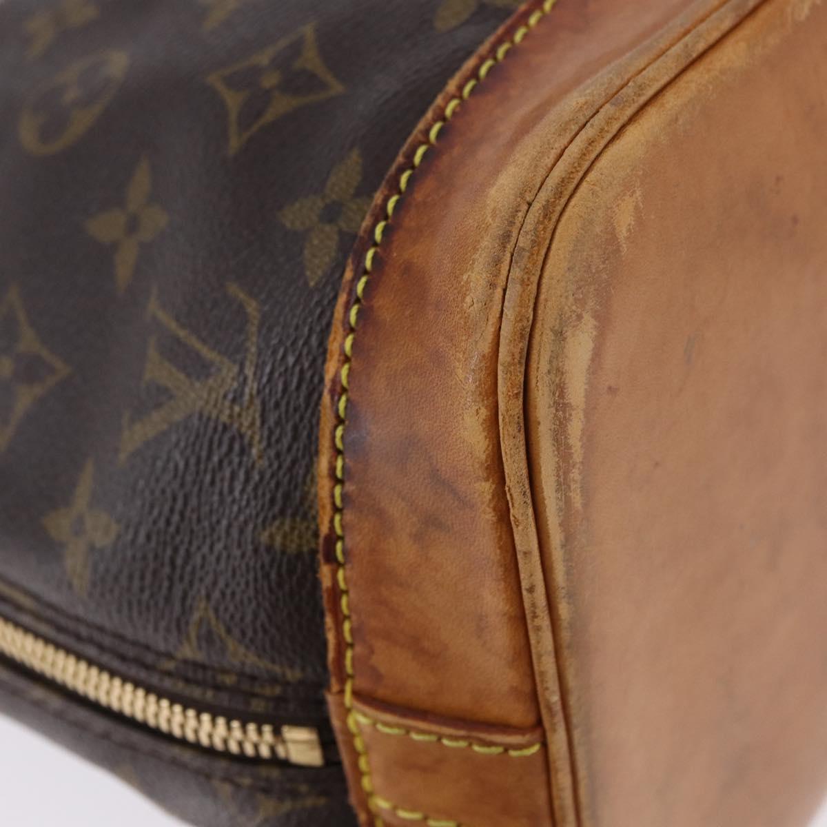 LOUIS VUITTON Monogram Alma Hand Bag M51130 LV Auth bs36241