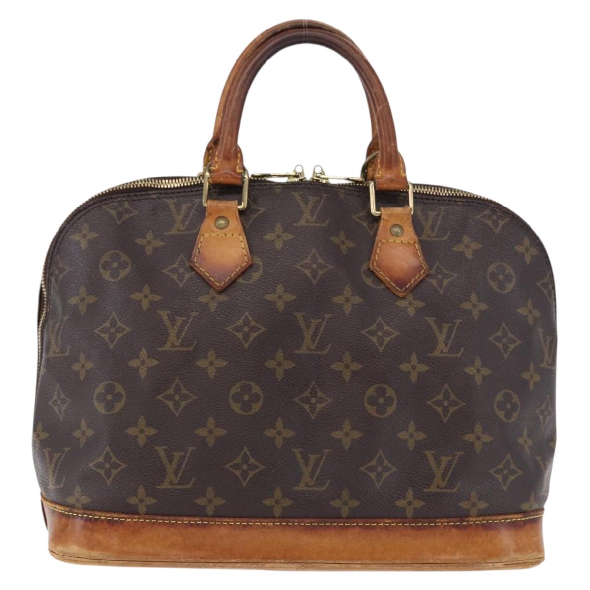LOUIS VUITTON Monogram Alma Hand Bag M51130 LV Auth bs36241
