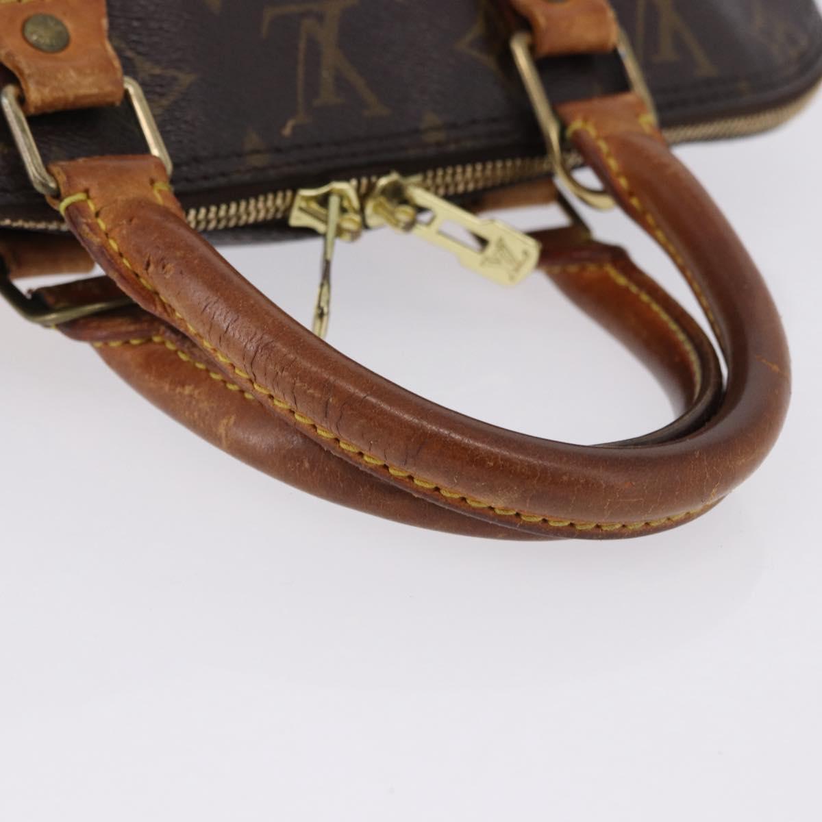 LOUIS VUITTON Monogram Alma Hand Bag M51130 LV Auth bs36241