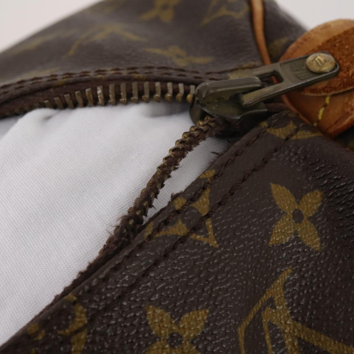 LOUIS VUITTON Monogram Keepall 55 Boston Bag M41424 LV Auth bs36243