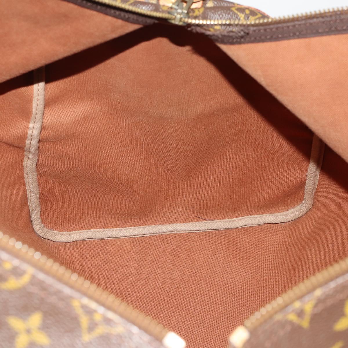 LOUIS VUITTON Monogram Keepall 55 Boston Bag M41424 LV Auth bs36243
