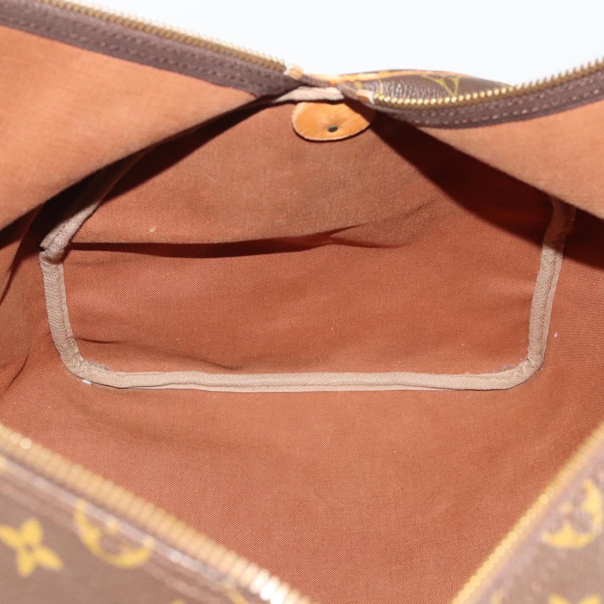 LOUIS VUITTON Monogram Keepall 55 Boston Bag M41424 LV Auth bs36243