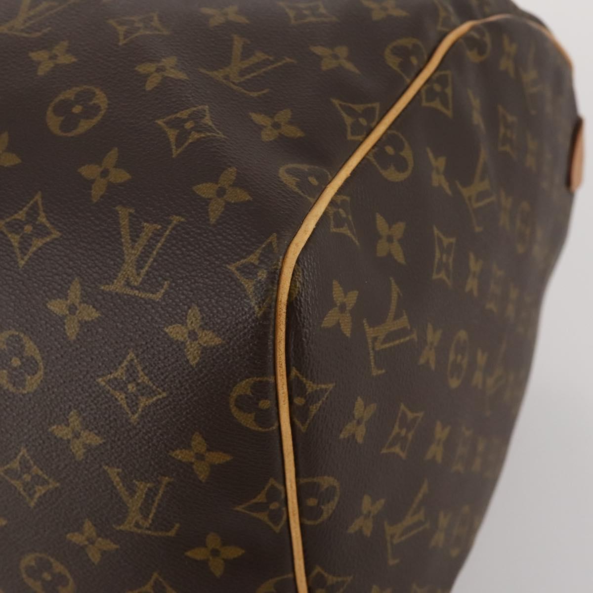 LOUIS VUITTON Monogram Keepall 55 Boston Bag M41424 LV Auth bs36244