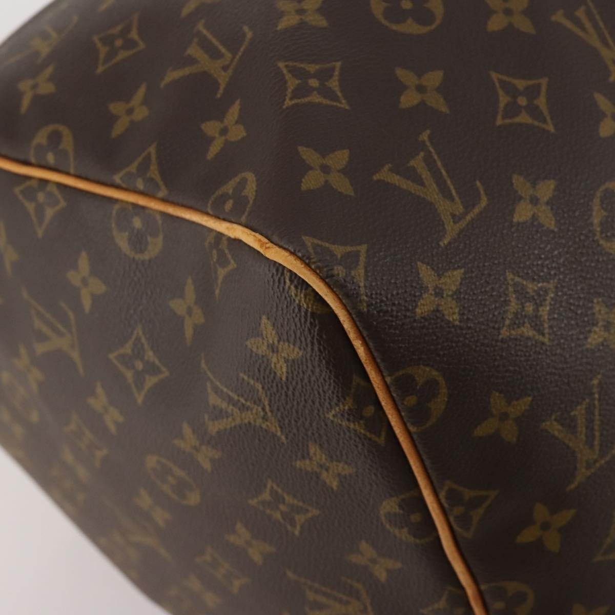 LOUIS VUITTON Monogram Keepall 55 Boston Bag M41424 LV Auth bs36244