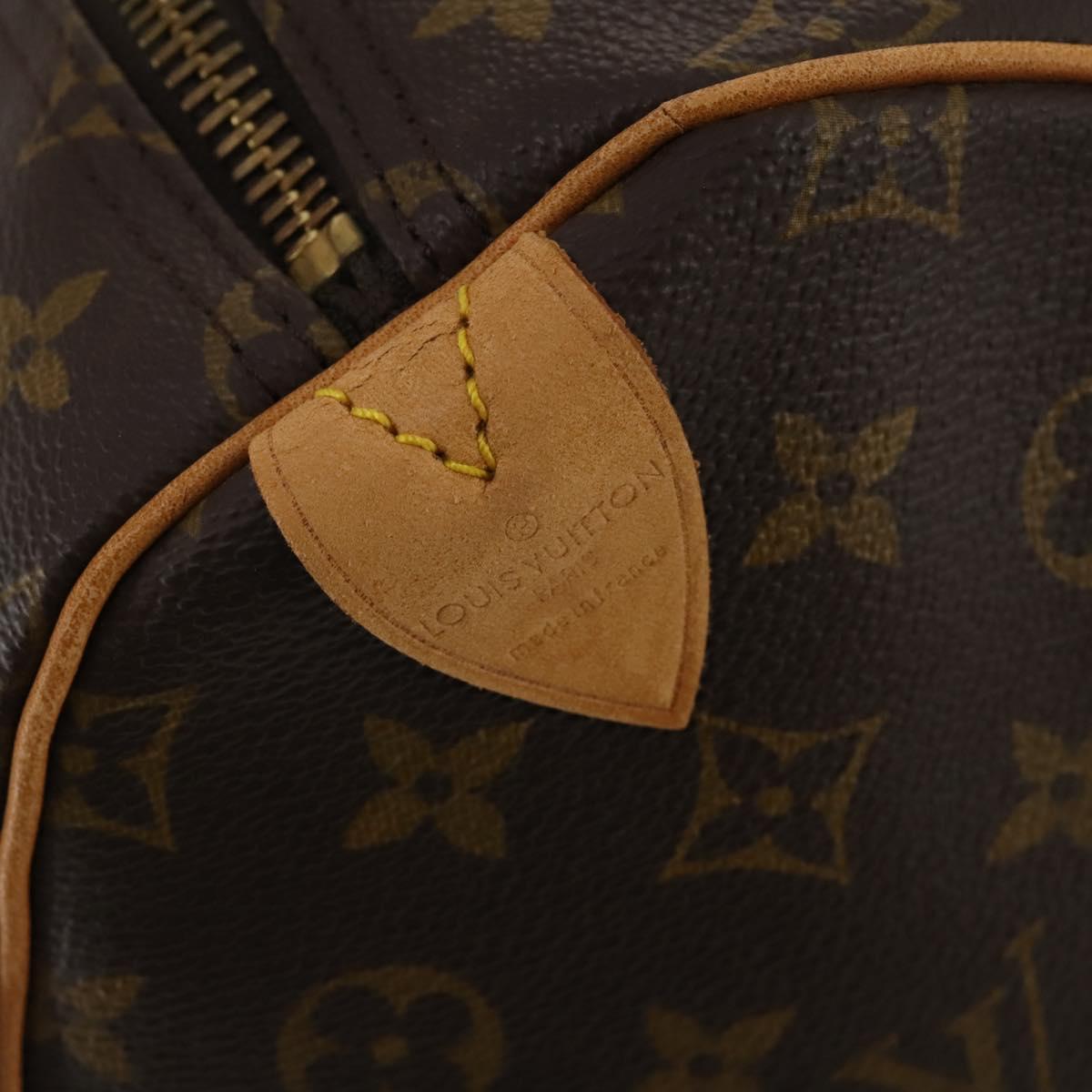 LOUIS VUITTON Monogram Keepall 55 Boston Bag M41424 LV Auth bs36244