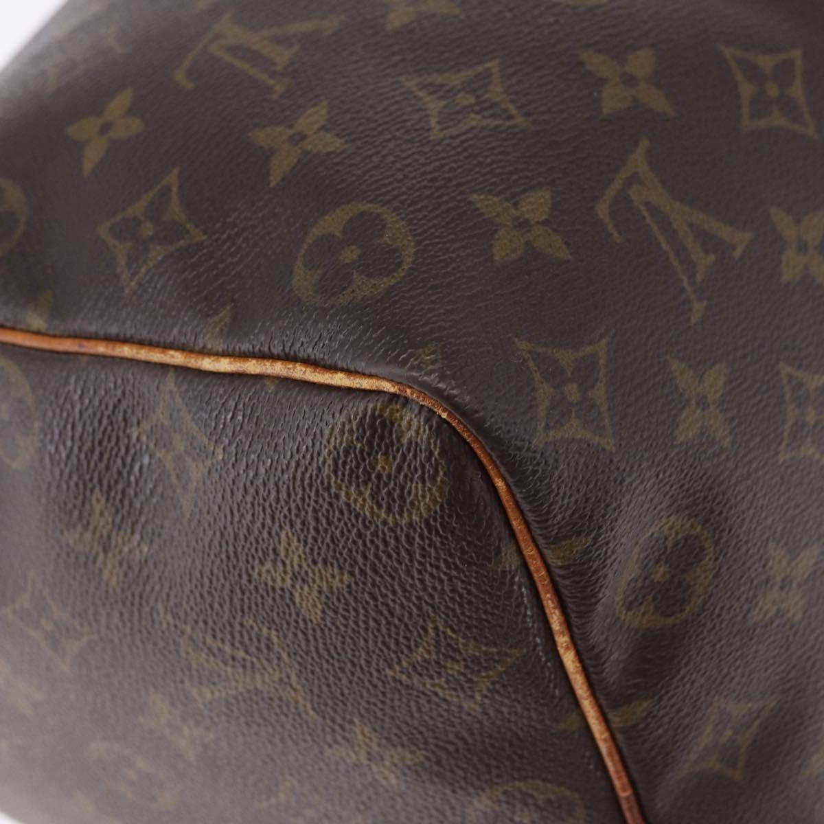 LOUIS VUITTON Monogram Speedy 35 Hand Bag M41524 LV Auth bs36245