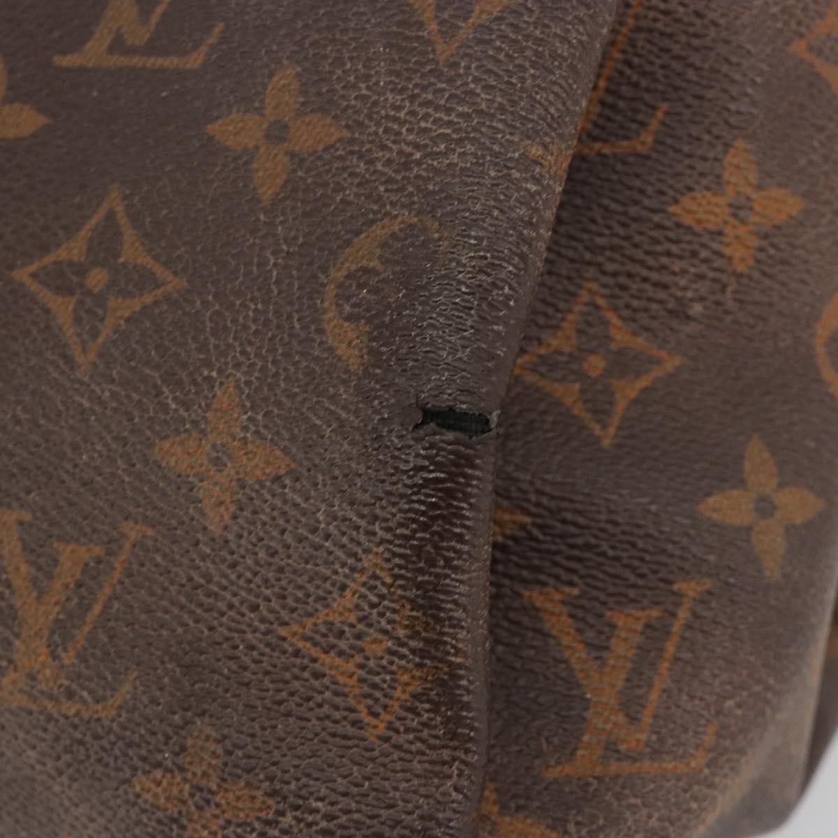 LOUIS VUITTON Monogram Pallas MM Hand Bag 2way Red M41175 LV Auth bs36246