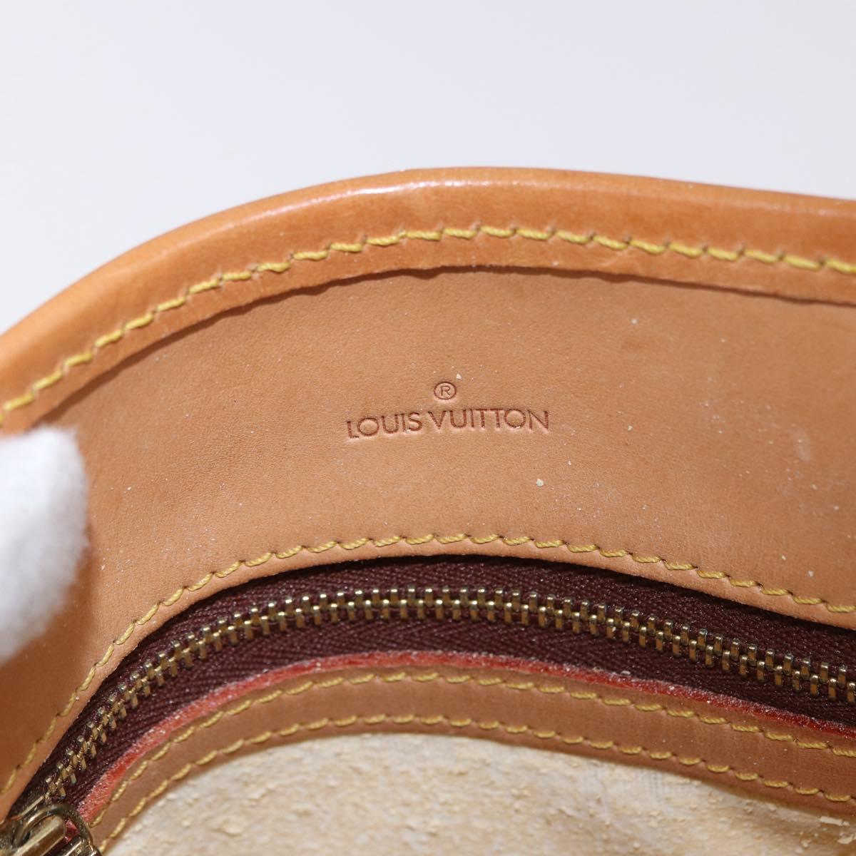 LOUIS VUITTON Monogram Bucket PM Shoulder Bag M42238 LV Auth bs36252