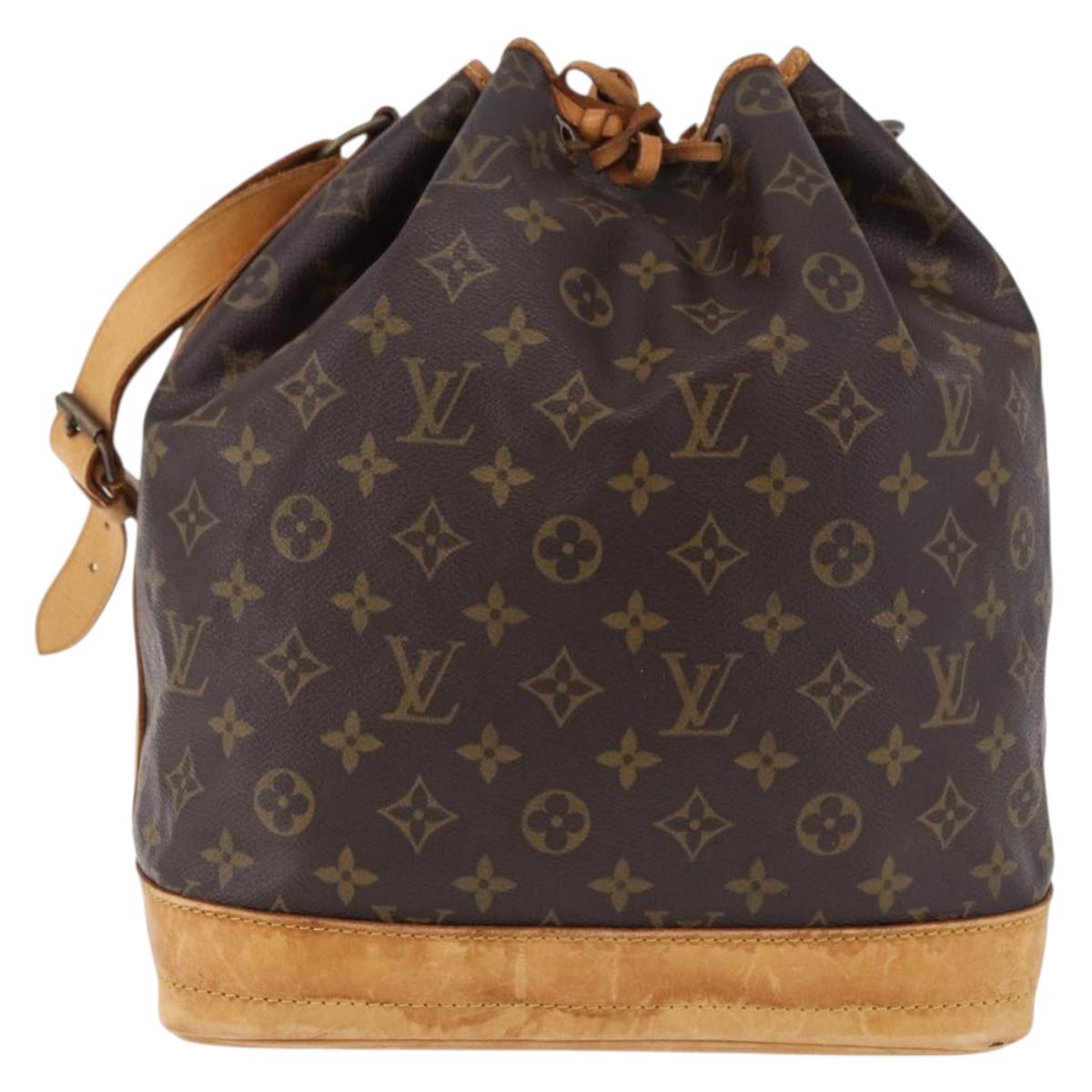 LOUIS VUITTON Monogram Noe Shoulder Bag M42224 LV Auth bs36254