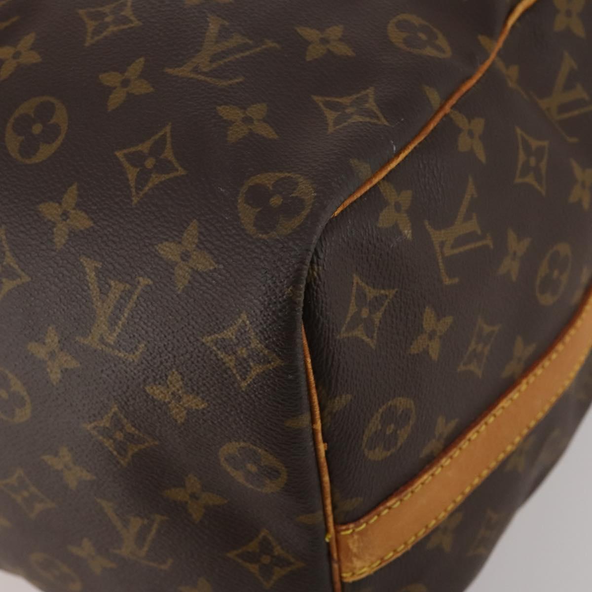 LOUIS VUITTON Monogram Keepall Bandouliere 50 Boston Bag M41416 LV Auth bs36255