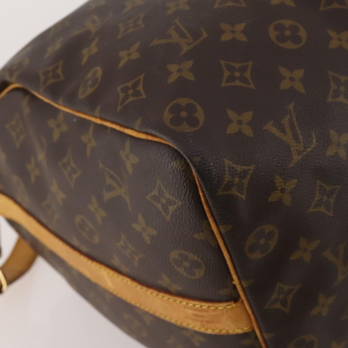 LOUIS VUITTON Monogram Keepall Bandouliere 50 Boston Bag M41416 LV Auth bs36255