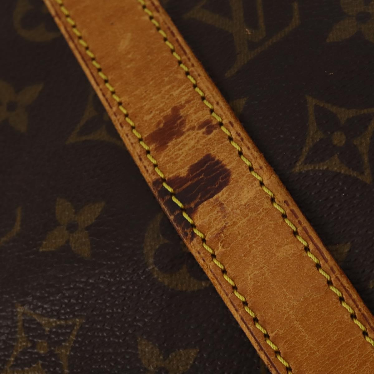 LOUIS VUITTON Monogram Keepall Bandouliere 50 Boston Bag M41416 LV Auth bs36255