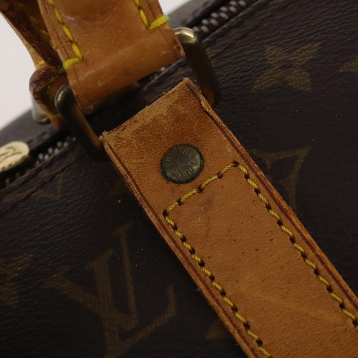 LOUIS VUITTON Monogram Keepall Bandouliere 50 Boston Bag M41416 LV Auth bs36255