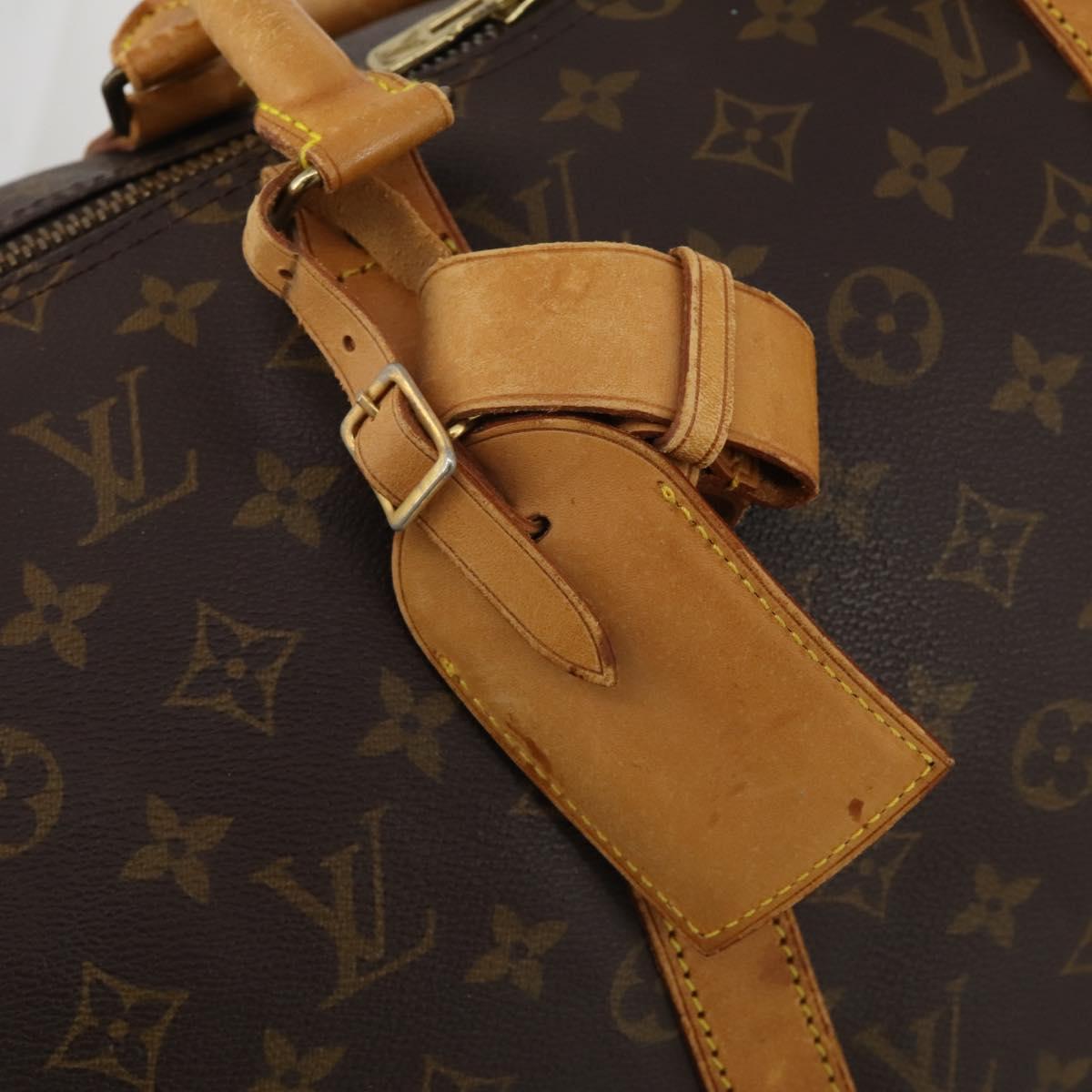 LOUIS VUITTON Monogram Keepall Bandouliere 50 Boston Bag M41416 LV Auth bs36255