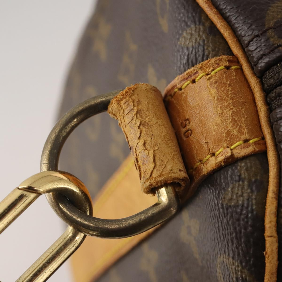 LOUIS VUITTON Monogram Keepall Bandouliere 50 Boston Bag M41416 LV Auth bs36255