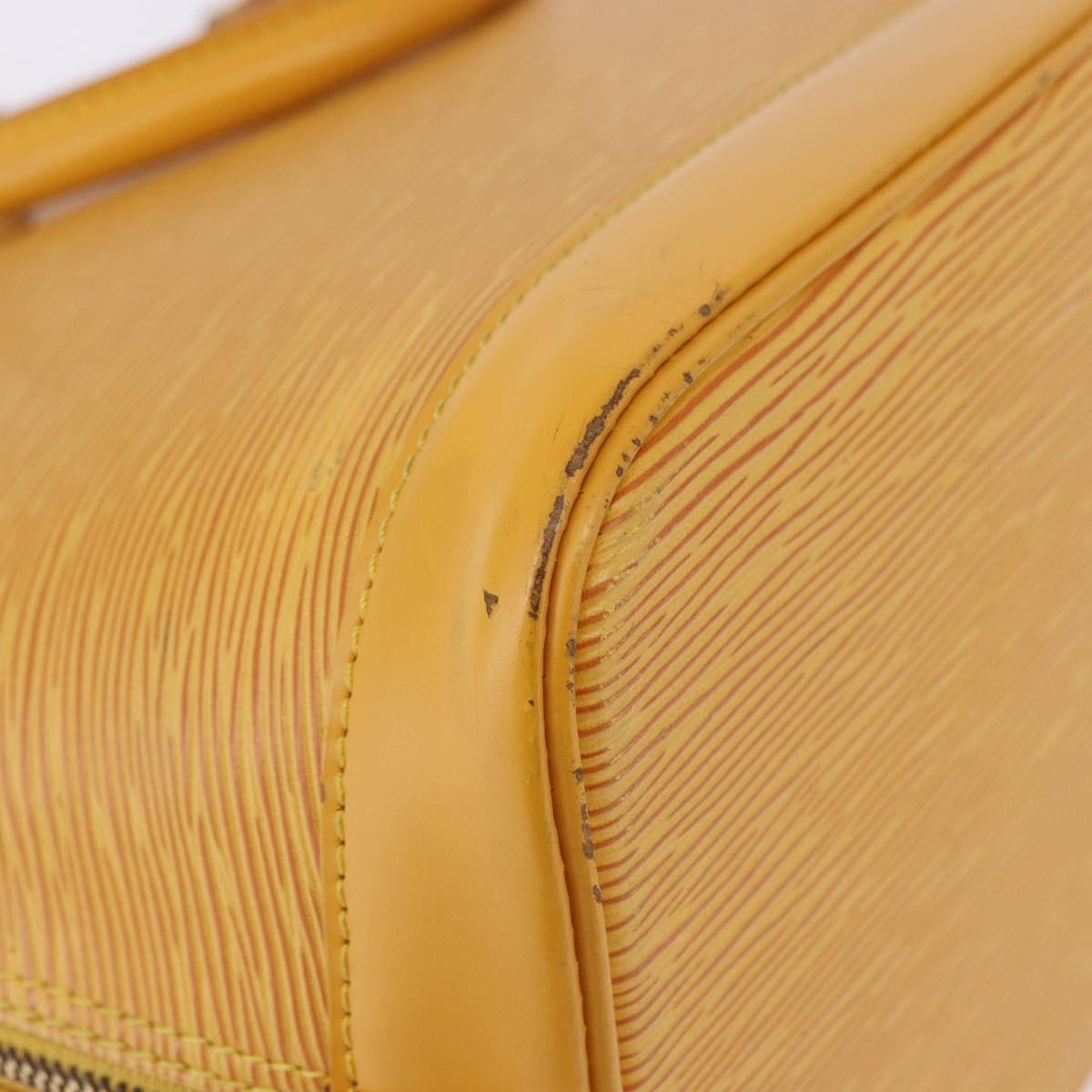 LOUIS VUITTON Epi Alma Hand Bag Yellow M52149 LV Auth bs36256A