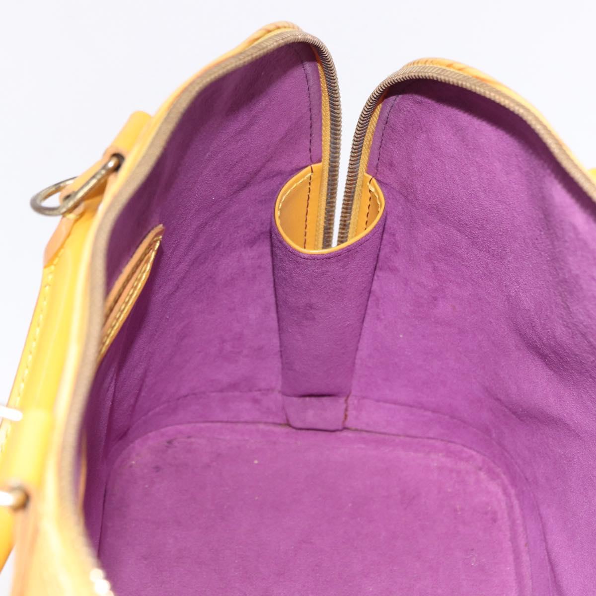 LOUIS VUITTON Epi Alma Hand Bag Yellow M52149 LV Auth bs36256A