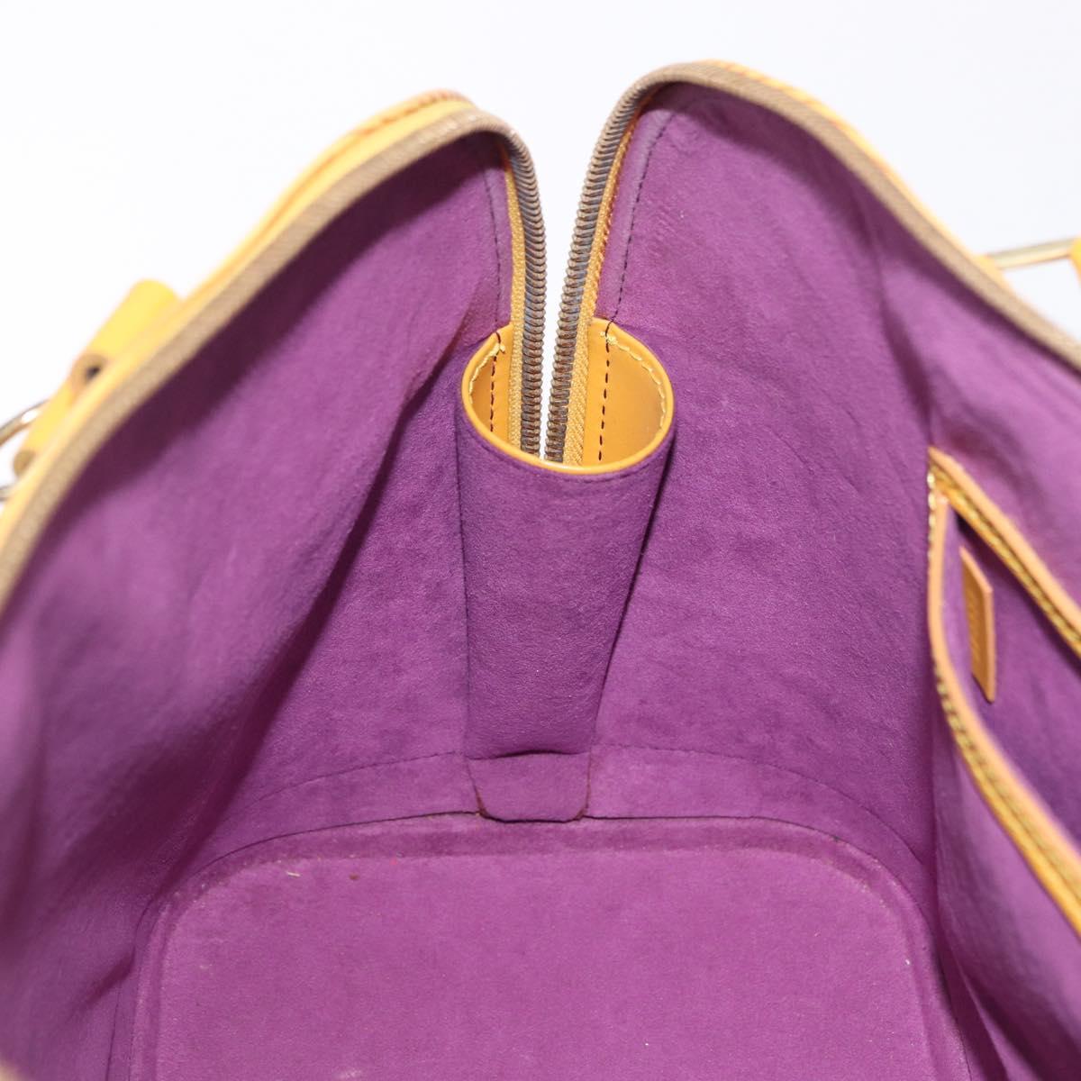 LOUIS VUITTON Epi Alma Hand Bag Yellow M52149 LV Auth bs36256A