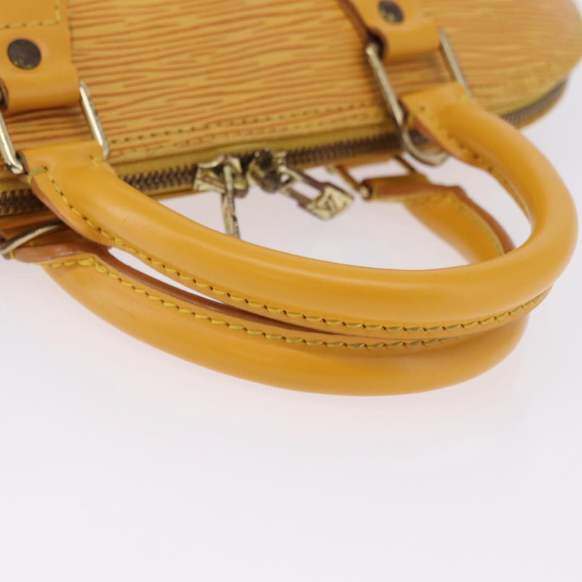 LOUIS VUITTON Epi Alma Hand Bag Yellow M52149 LV Auth bs36256A