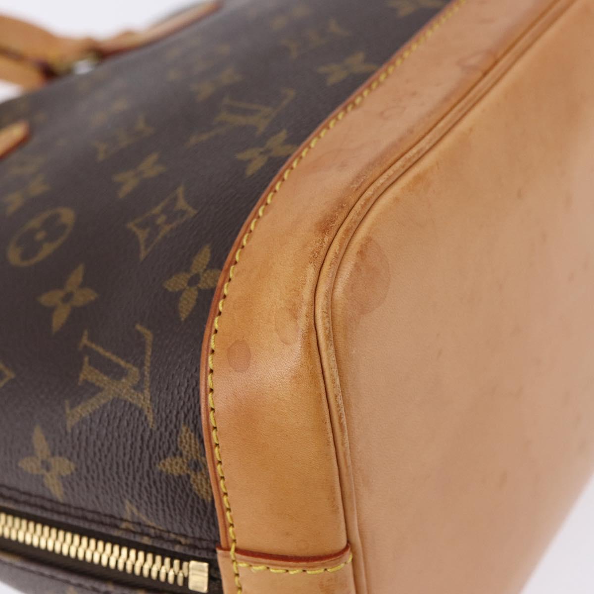 LOUIS VUITTON Monogram Alma Hand Bag M51130 LV Auth bs36258A