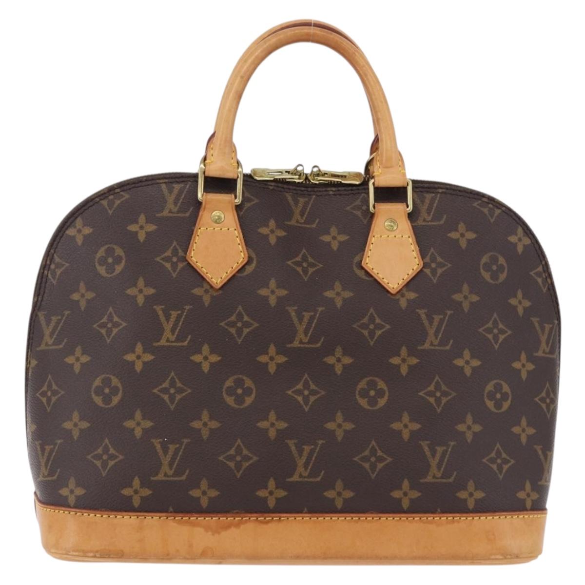 LOUIS VUITTON Monogram Alma Hand Bag M51130 LV Auth bs36258A