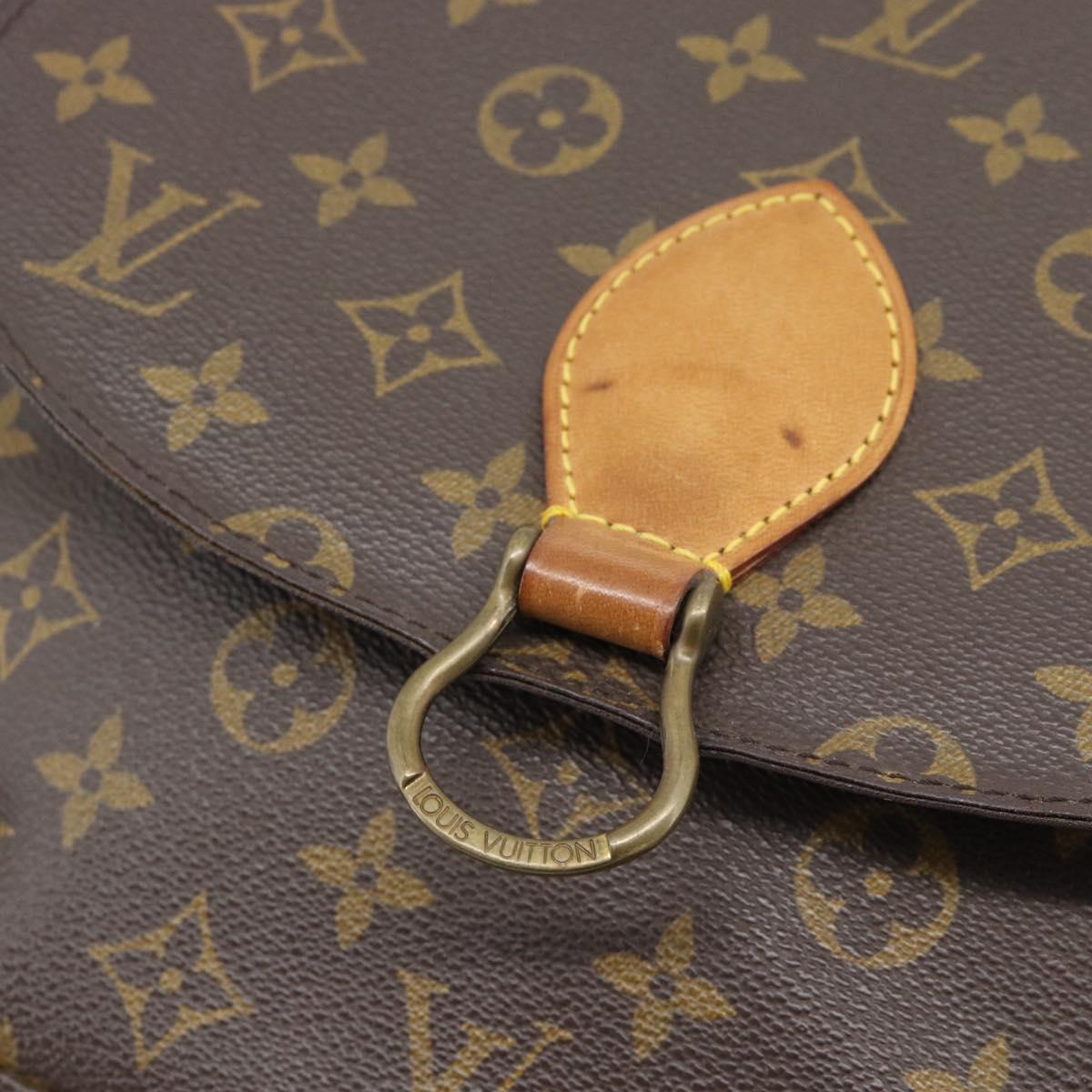 LOUIS VUITTON Monogram Saint Cloud GM Shoulder Bag M51242 LV Auth bs36259A