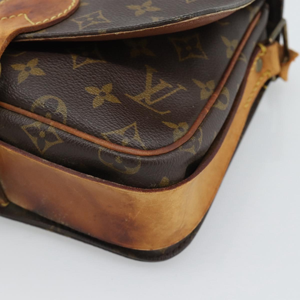 LOUIS VUITTON Monogram Cartouchiere MM Shoulder Bag M51253 LV Auth bs36260