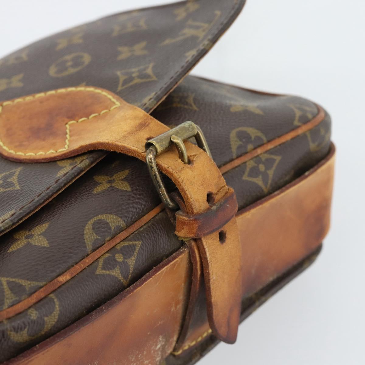 LOUIS VUITTON Monogram Cartouchiere MM Shoulder Bag M51253 LV Auth bs36260