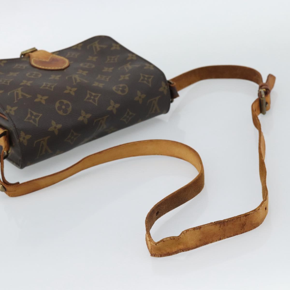 LOUIS VUITTON Monogram Cartouchiere MM Shoulder Bag M51253 LV Auth bs36260