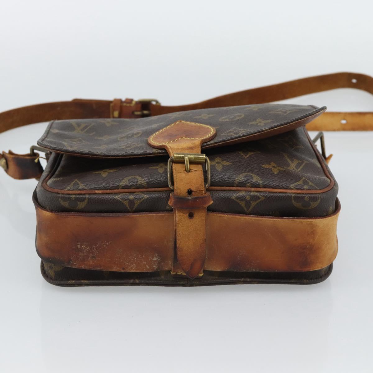 LOUIS VUITTON Monogram Cartouchiere MM Shoulder Bag M51253 LV Auth bs36260