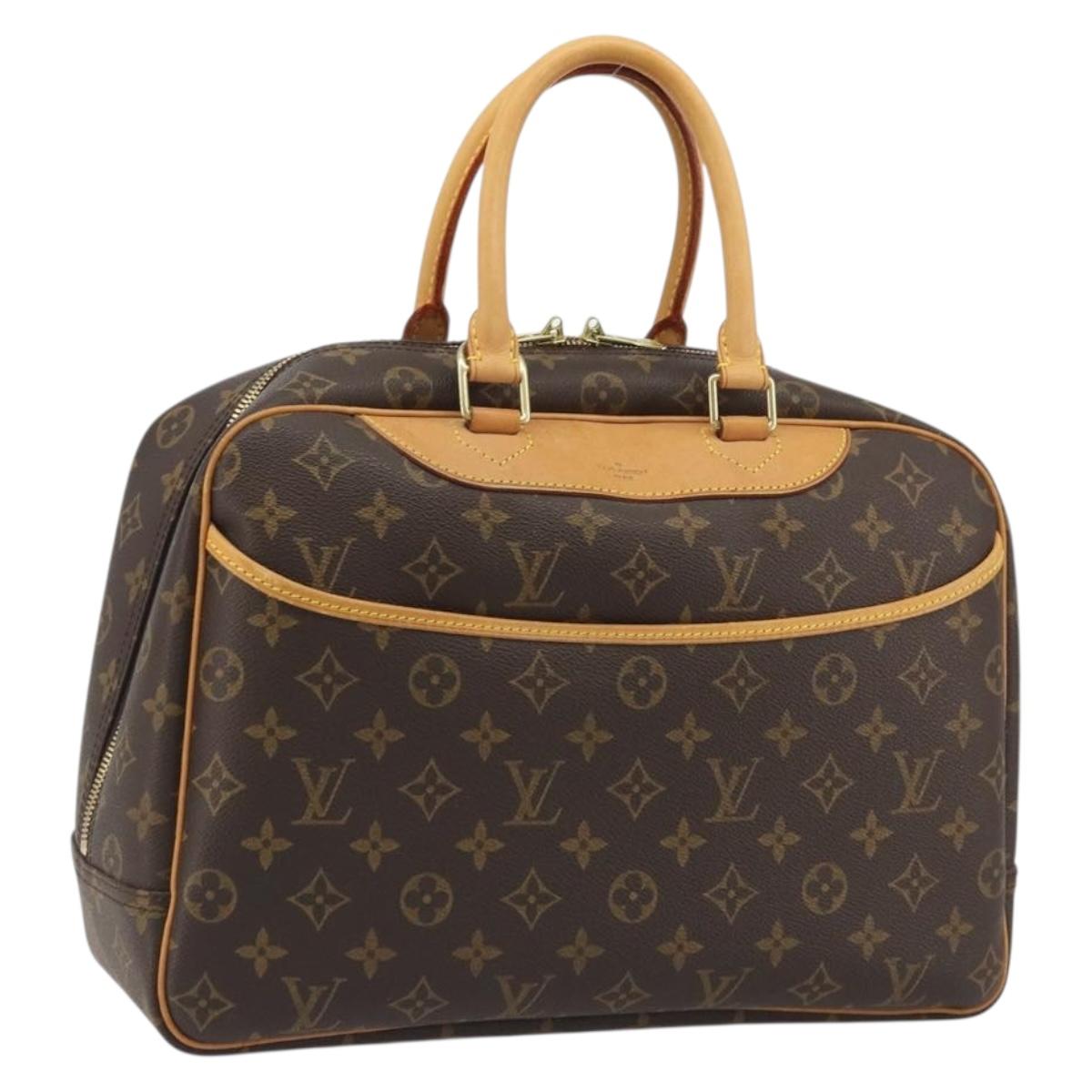 LOUIS VUITTON Monogram Deauville Hand Bag M47270 LV Auth bs36261A