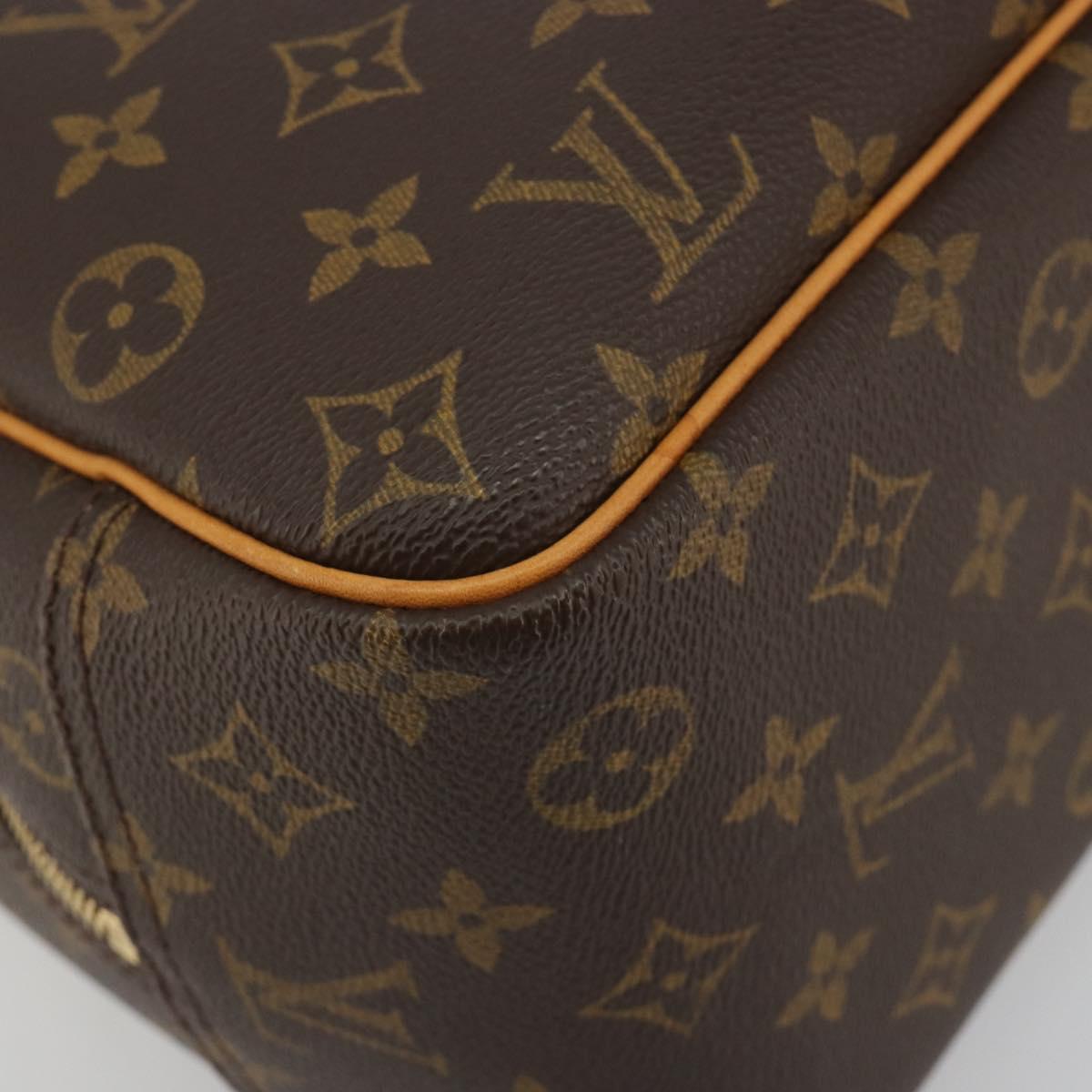 LOUIS VUITTON Monogram Deauville Hand Bag M47270 LV Auth bs36261A