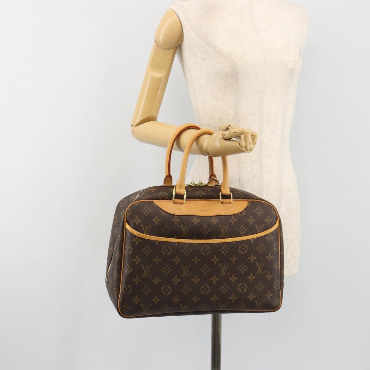 LOUIS VUITTON Monogram Deauville Hand Bag M47270 LV Auth bs36261A