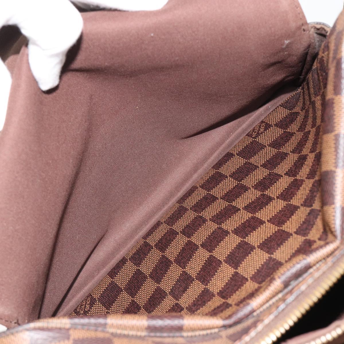 LOUIS VUITTON Damier Ebene Naviglio Shoulder Bag N45255 LV Auth bs36264A