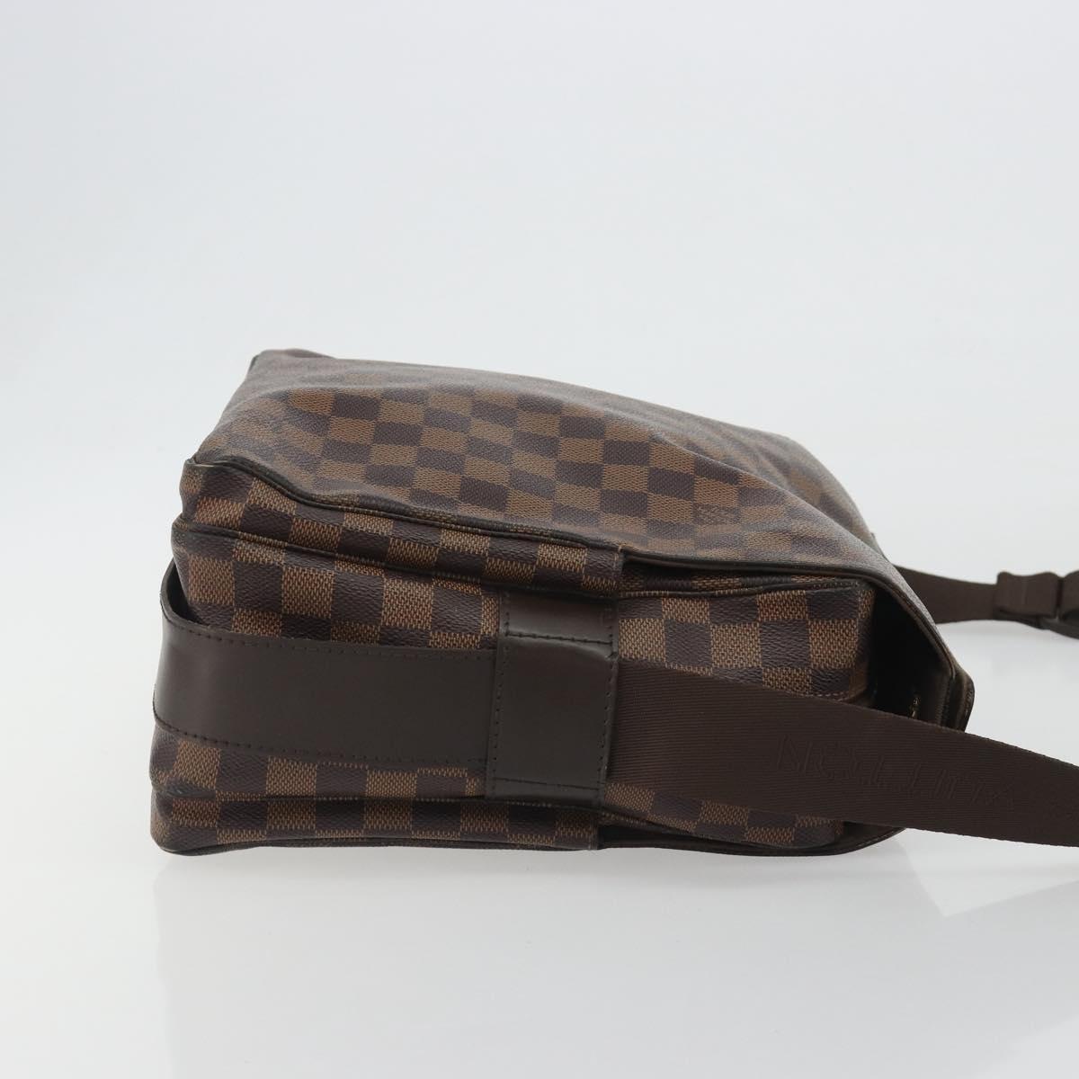 LOUIS VUITTON Damier Ebene Naviglio Shoulder Bag N45255 LV Auth bs36264A
