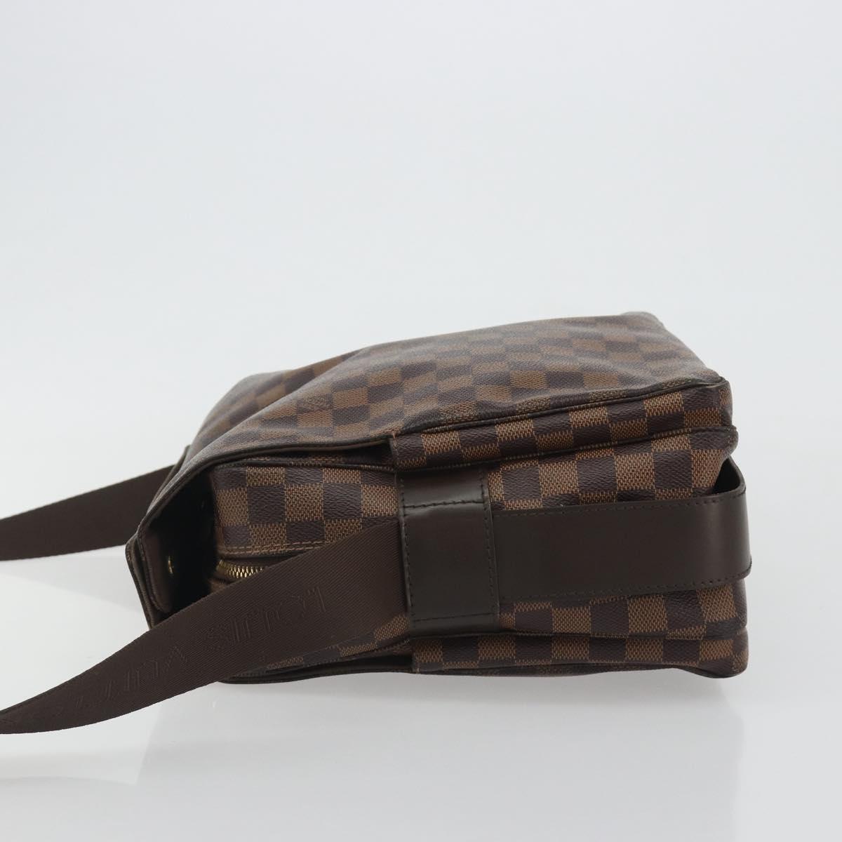 LOUIS VUITTON Damier Ebene Naviglio Shoulder Bag N45255 LV Auth bs36264A