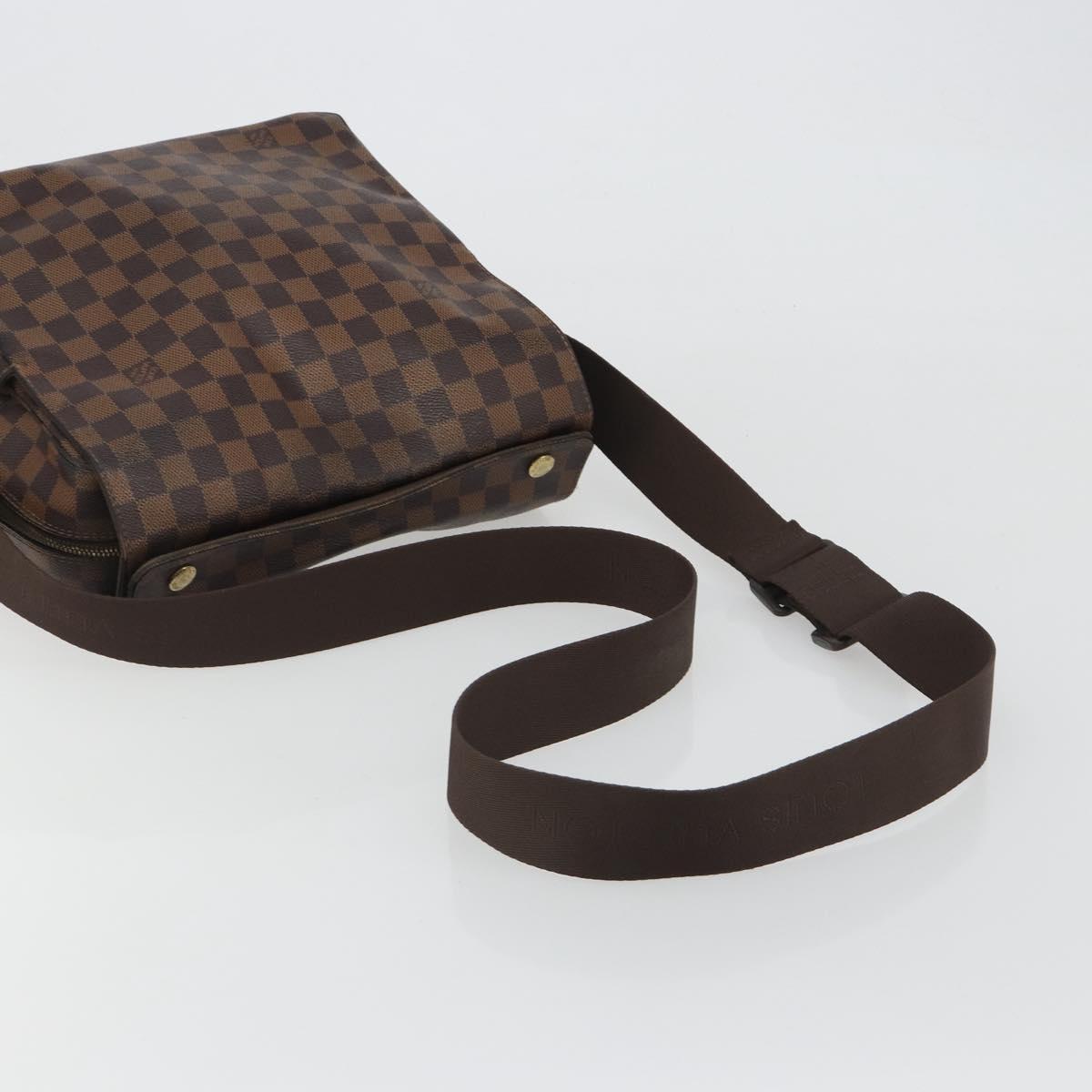 LOUIS VUITTON Damier Ebene Naviglio Shoulder Bag N45255 LV Auth bs36264A