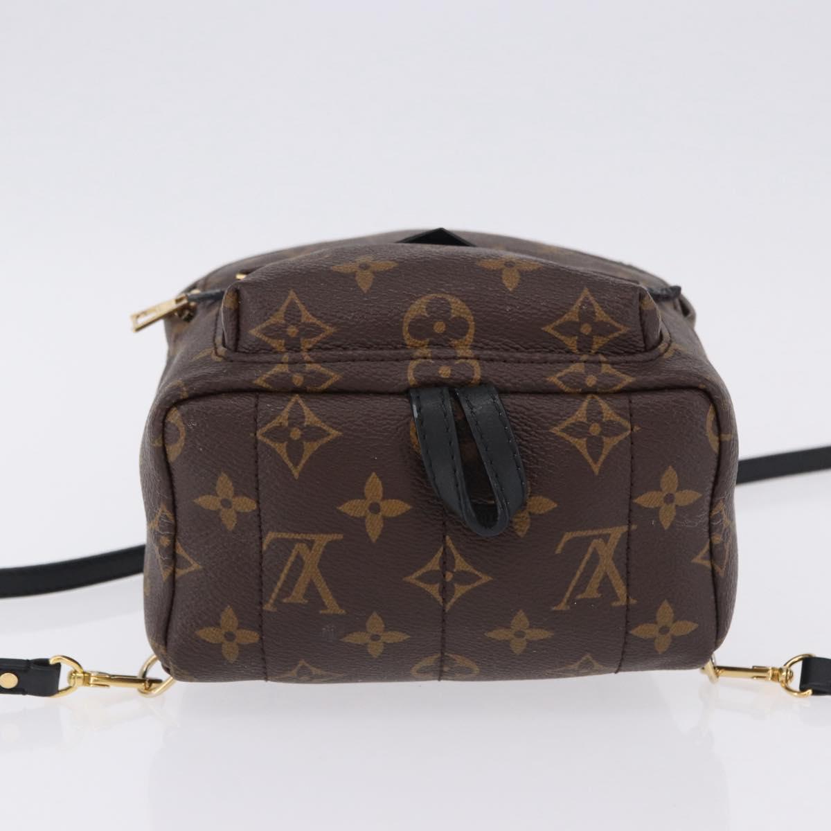 LOUIS VUITTON Monogram Palm Springs MINI Backpack M44873 LV Auth bs36265