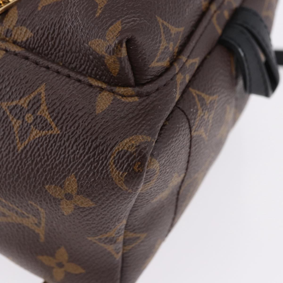 LOUIS VUITTON Monogram Palm Springs MINI Backpack M44873 LV Auth bs36265