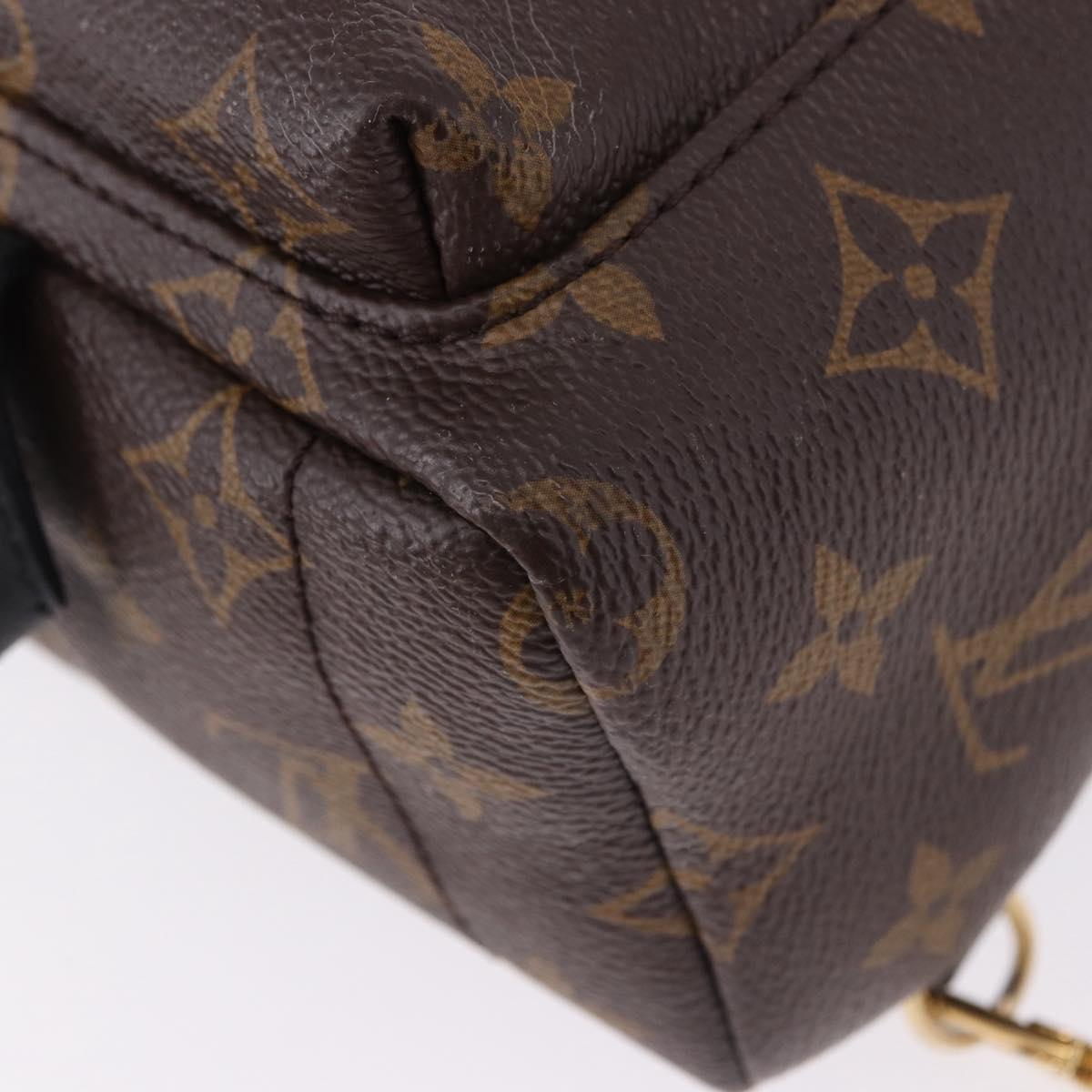 LOUIS VUITTON Monogram Palm Springs MINI Backpack M44873 LV Auth bs36265