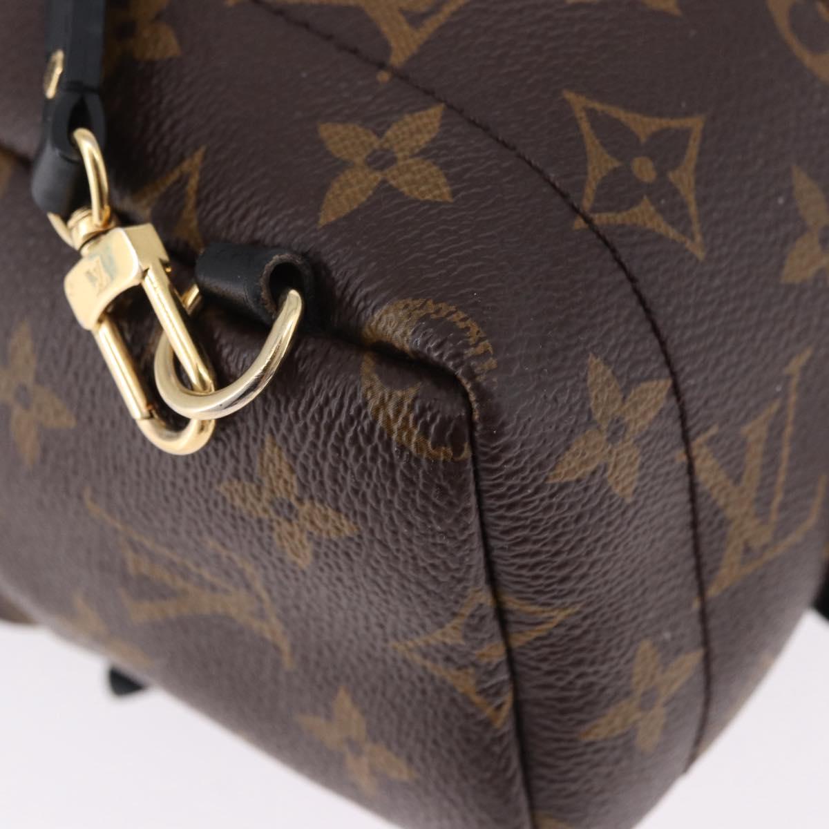 LOUIS VUITTON Monogram Palm Springs MINI Backpack M44873 LV Auth bs36265