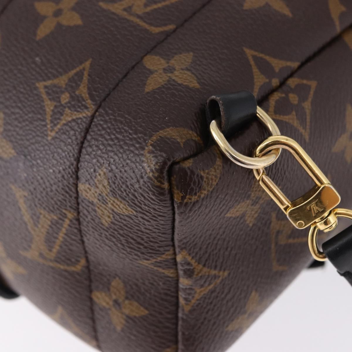 LOUIS VUITTON Monogram Palm Springs MINI Backpack M44873 LV Auth bs36265