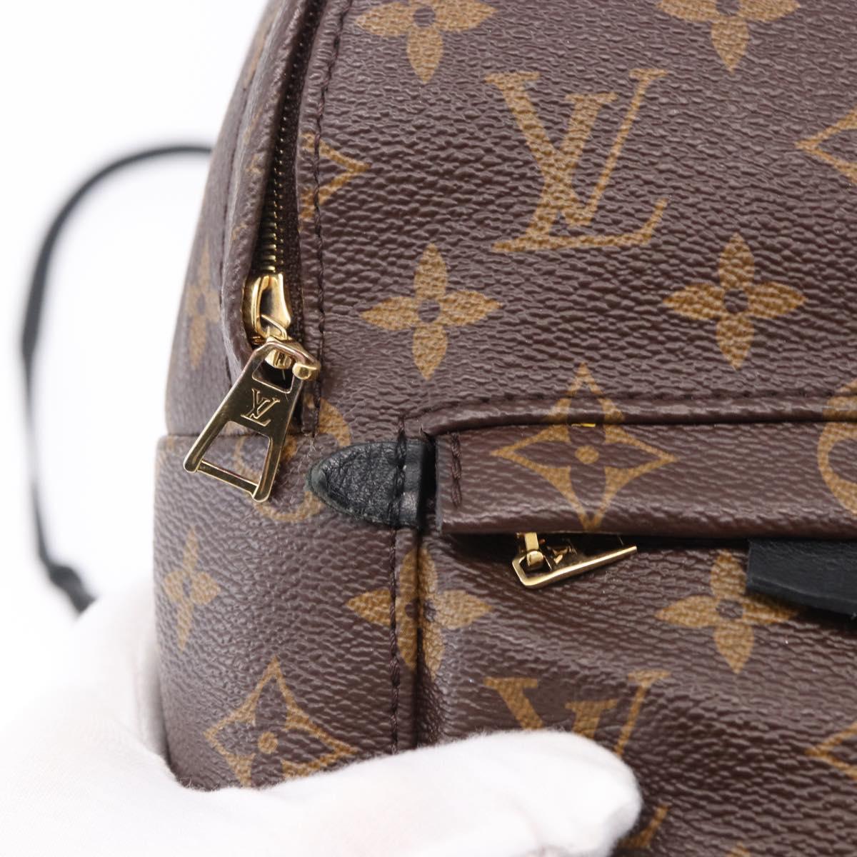 LOUIS VUITTON Monogram Palm Springs MINI Backpack M44873 LV Auth bs36265